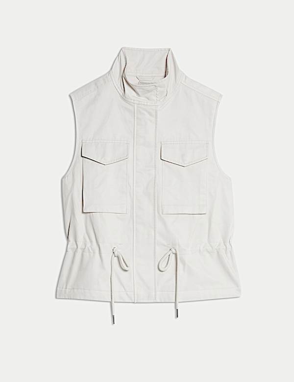 Cotton Rich Utility Gilet - JE