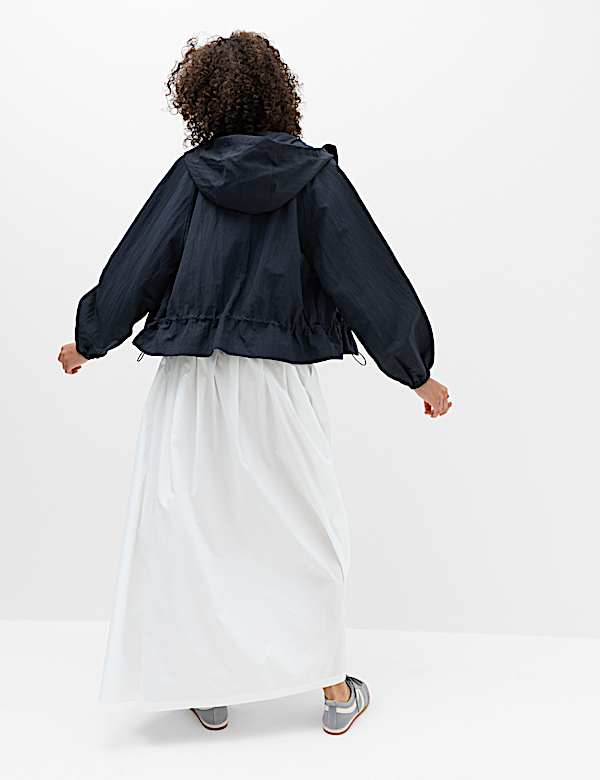 Peplum Parka Jacket - DK