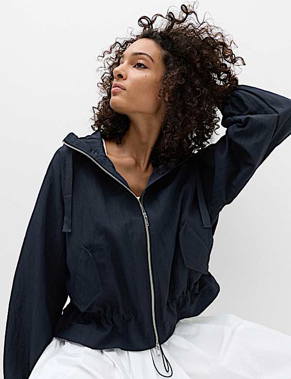 Peplum Parka Jacket - DK