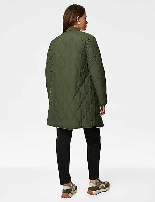 Buy Stormwear Quilted Reversible Borg Lined Coat at Marks Spencer