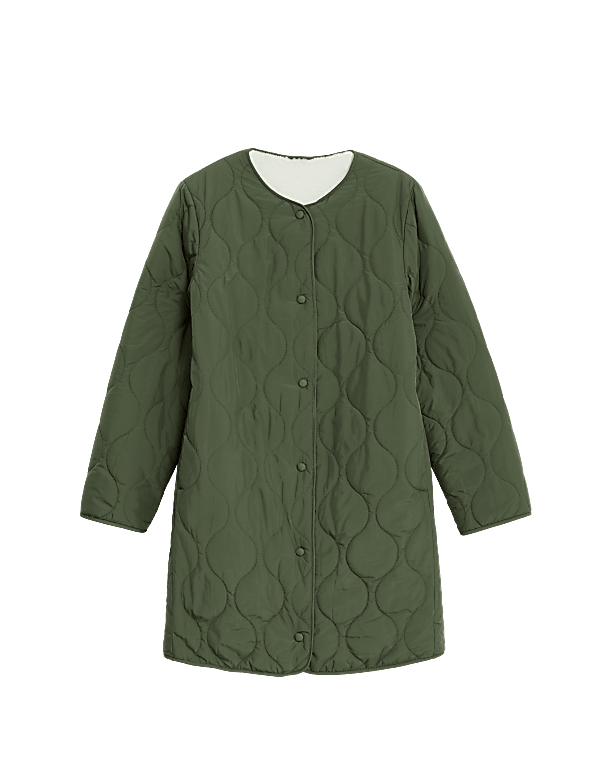 Stormwear™ Quilted Reversible Borg Lined Coat