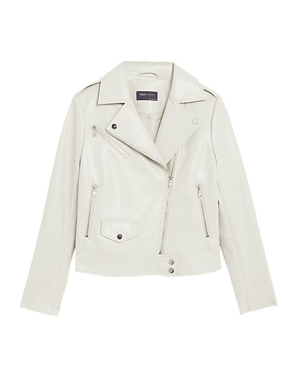 Faux Leather Biker Jacket