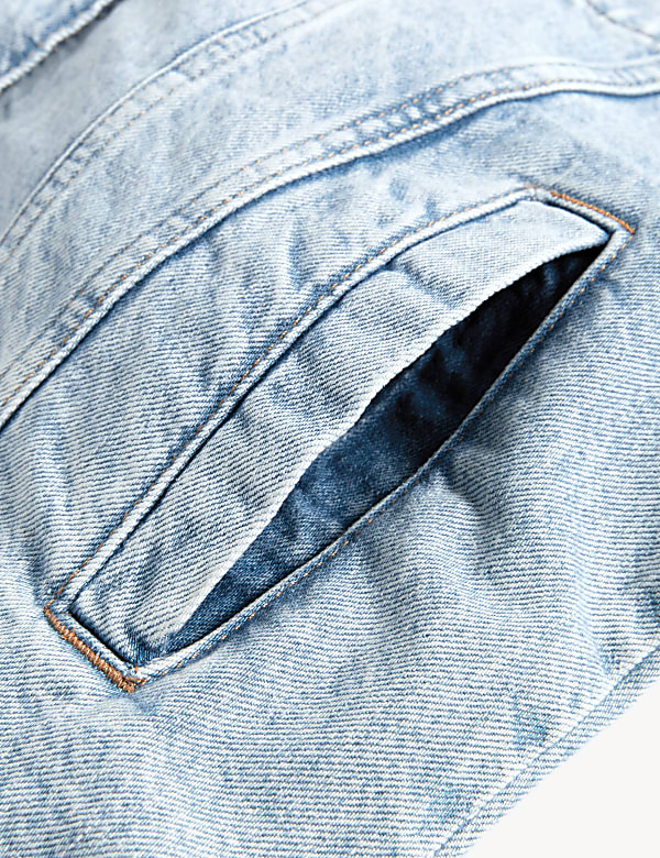 Pure Cotton Girlfriend Denim Jacket