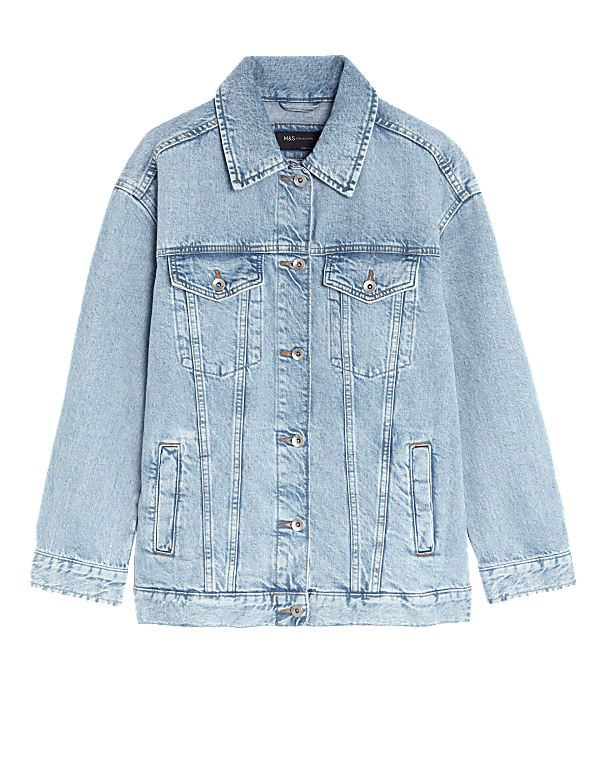 Pure Cotton Girlfriend Denim Jacket