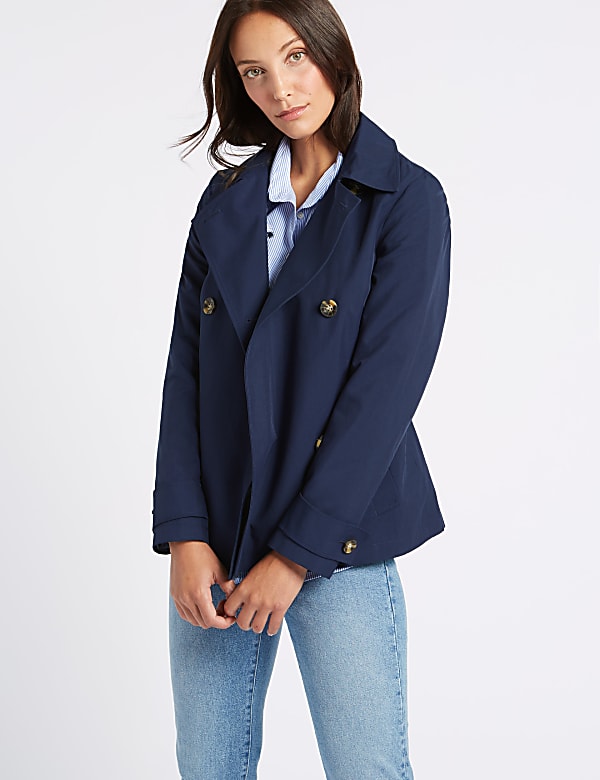 Double Breasted Trench Coat - CA