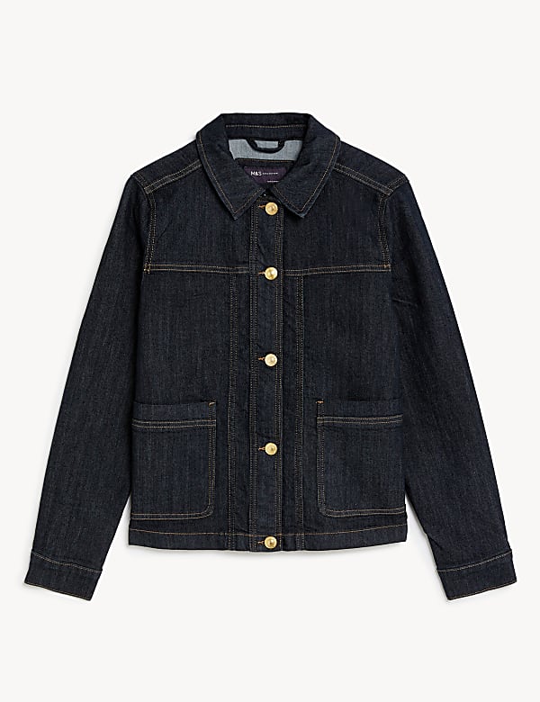 Veste pratique en jean de coton - CH
