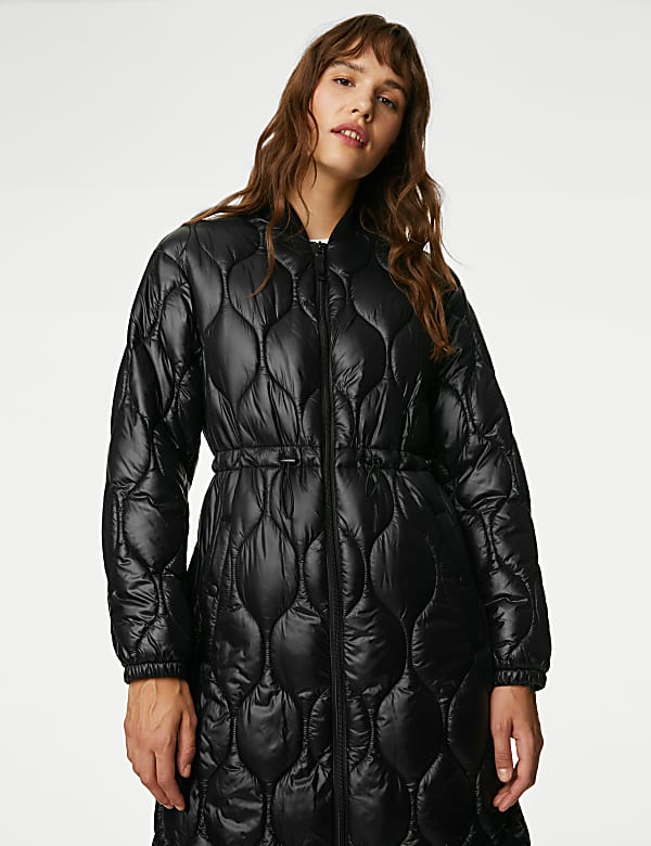 Marks and spencer quilted coats store