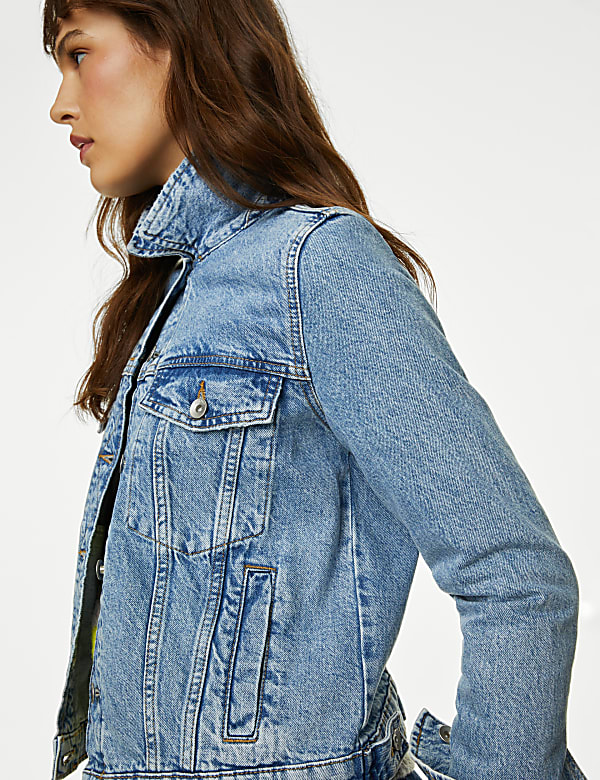 Pure Cotton Denim Jacket