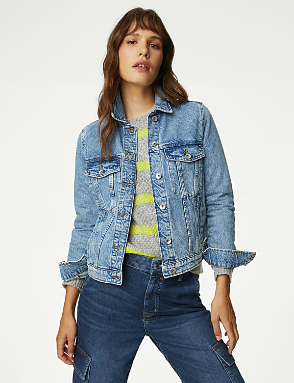 Pure Cotton Denim Jacket