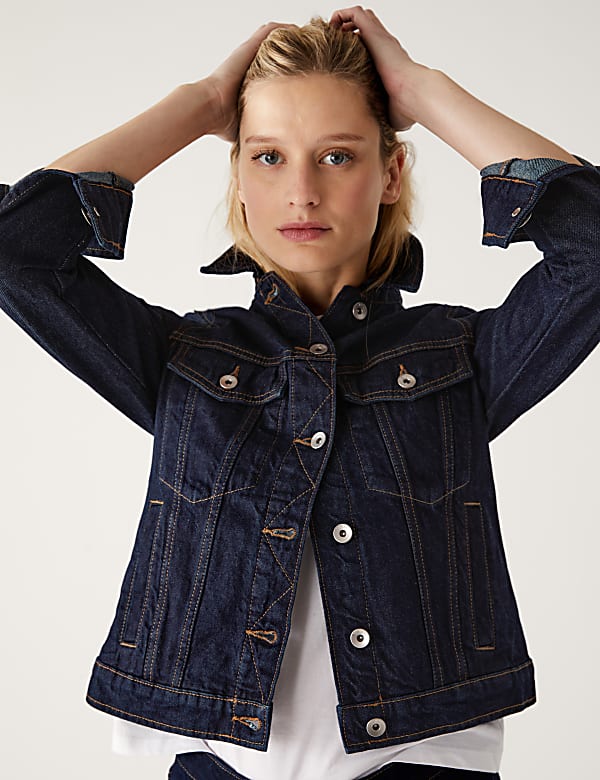 Pure Cotton Denim Jacket