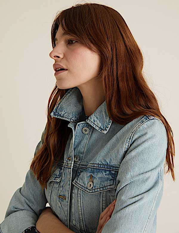 Pure Cotton Denim Jacket