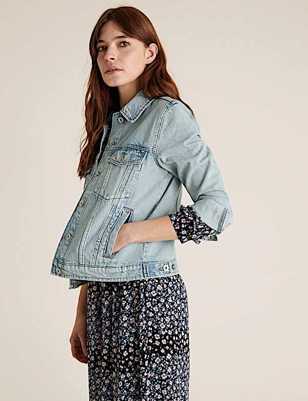 Pure Cotton Denim Jacket