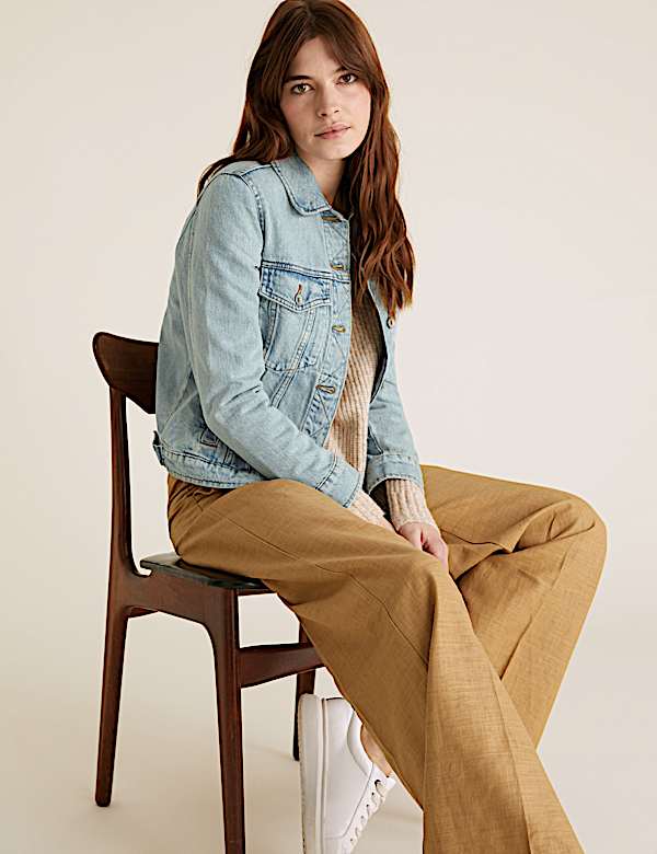 Pure Cotton Denim Jacket
