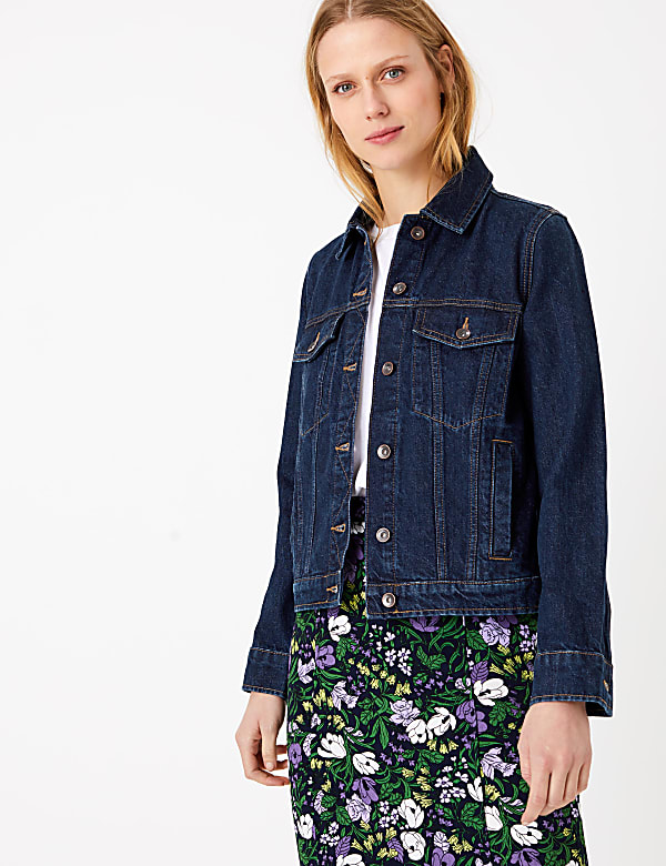 Pure Cotton Denim Jacket