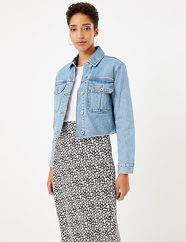 Cropped Denim Jacket