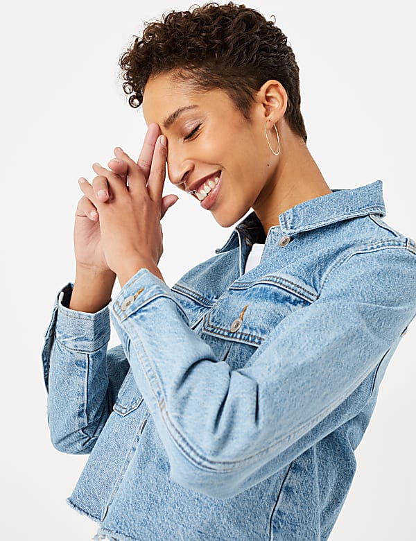 Cropped Denim Jacket