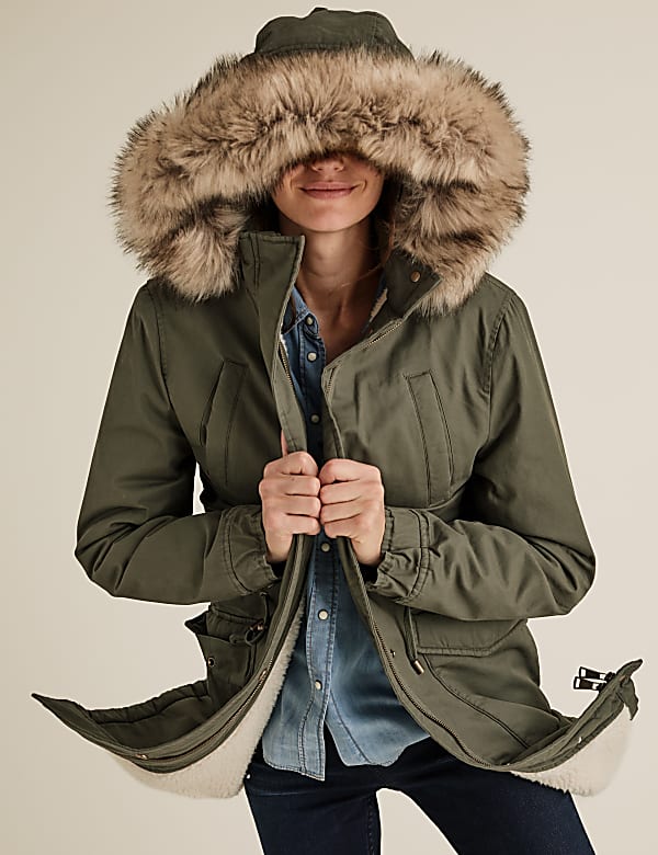 Borg Lined Parka