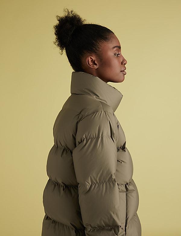 Feather & Down Duvet Puffer Jacket