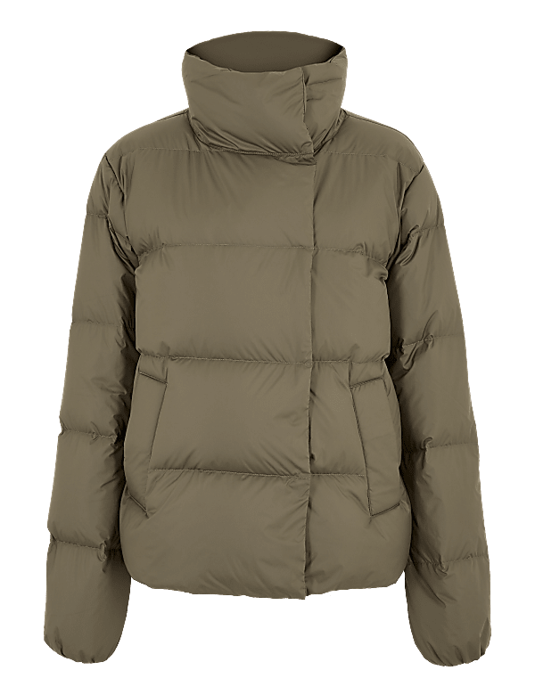 Feather & Down Duvet Puffer Jacket