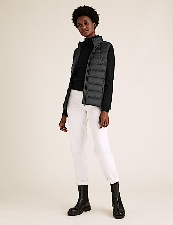 Feather & Down Puffer Gilet