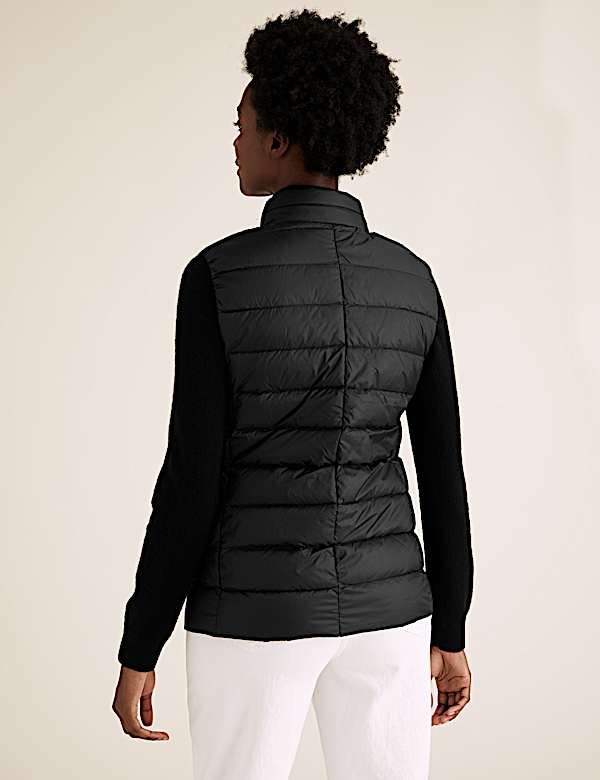 Feather & Down Puffer Gilet