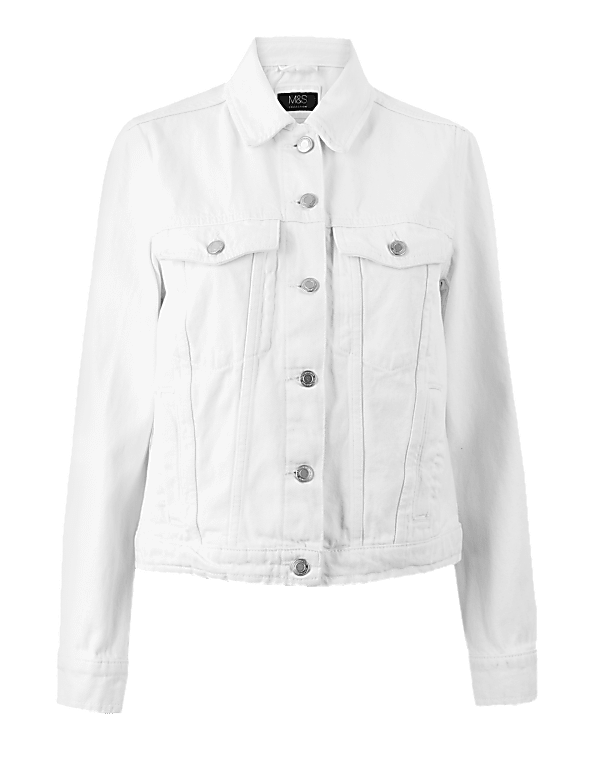 Button Detailed Denim Jacket