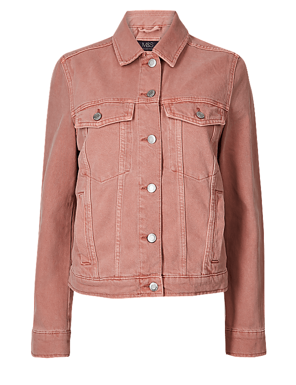 Button Detailed Denim Jacket