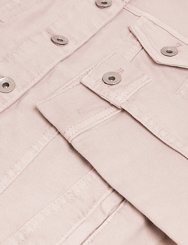 Buy Cotton Rich Denim Jacket with Stretch at Marks Spencer