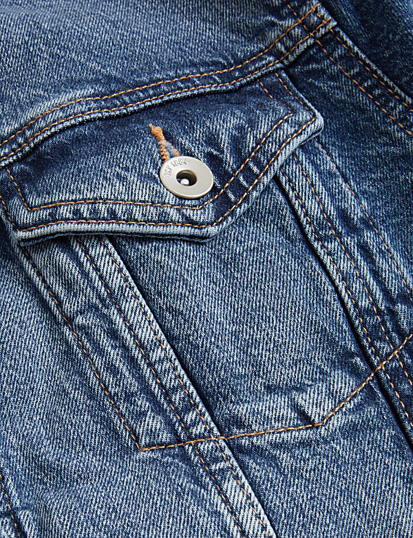 Denim Jacket with Stretch