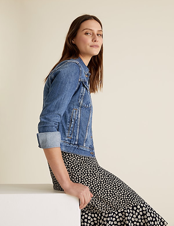Denim Jacket with Stretch