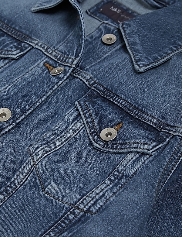 Denim Jacket with Stretch