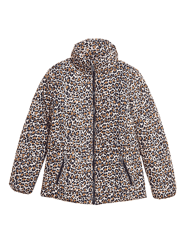 Thermowarmth™ Leopard Print Puffer Coat