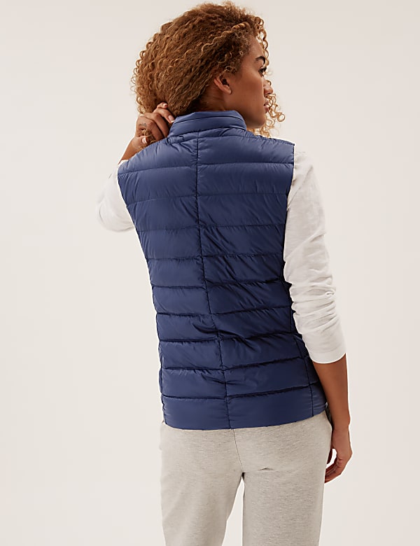 Feather & Down Hooded Puffer Gilet