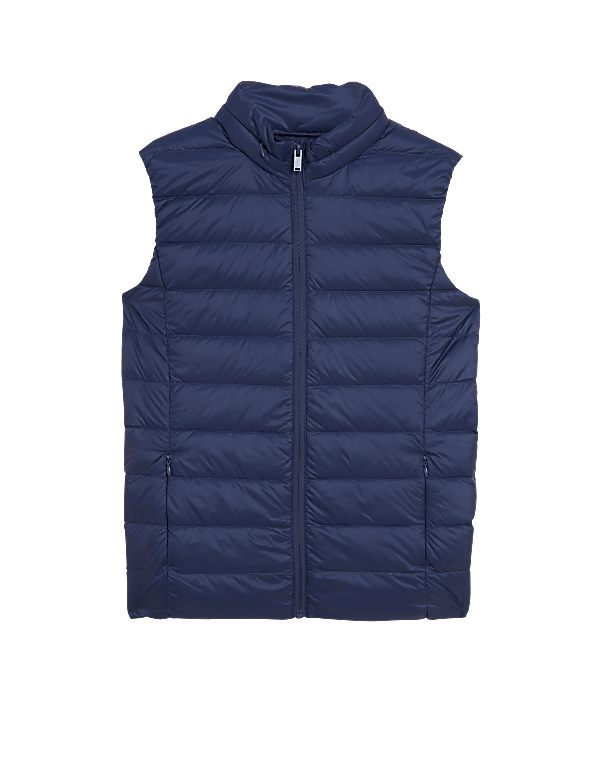 Feather & Down Hooded Puffer Gilet