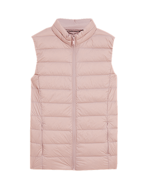 Feather & Down Hooded Puffer Gilet