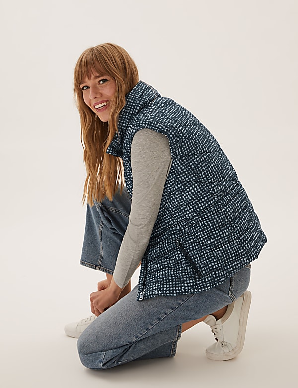 Thermowarmth™ Checked Puffer Gilet