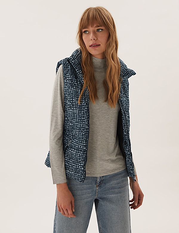 Thermowarmth™ Checked Puffer Gilet