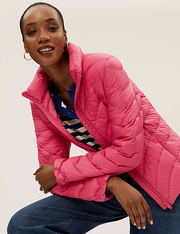 Feather & Down Packaway Puffer Jacket