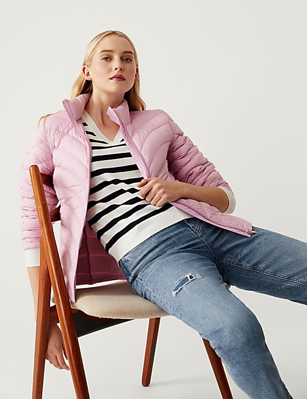 Feather & Down Packaway Puffer Jacket