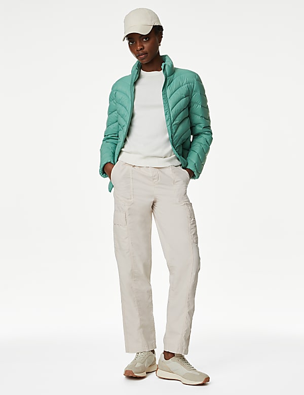 Feather & Down Packaway Puffer Jacket