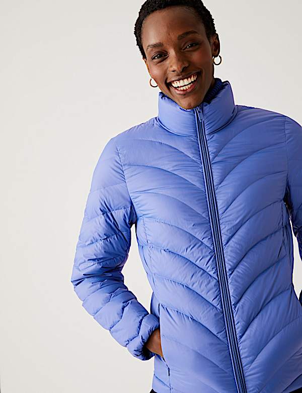 Feather & Down Packaway Puffer Jacket