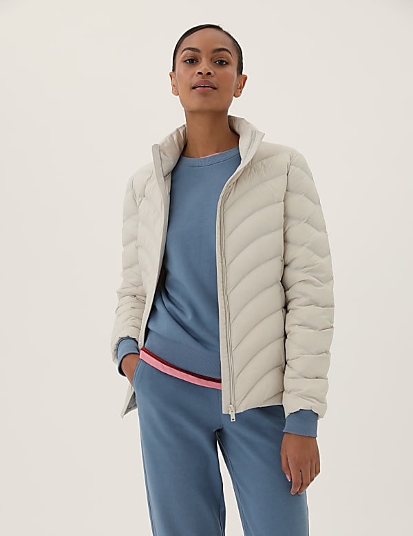 Feather & Down Packaway Puffer Jacket