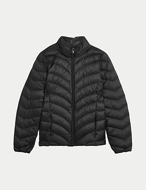 Feather & Down Packaway Puffer Jacket - GR