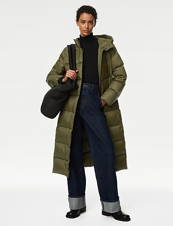 Feather & Down Stormwear™ Puffer Coat | CHOCOLATE | Coats | M&S PT