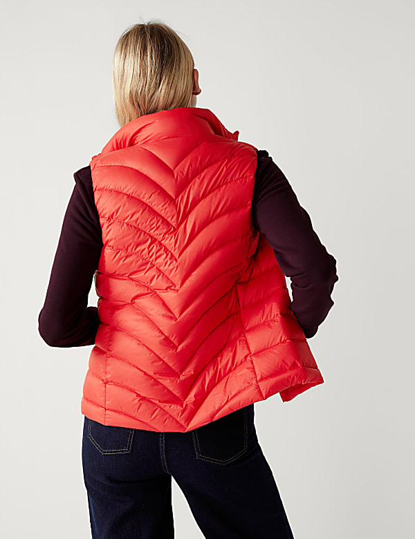 Feather & Down Packaway Puffer Gilet