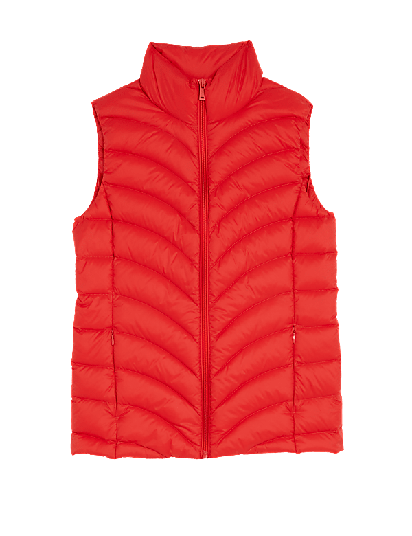 Feather & Down Packaway Puffer Gilet