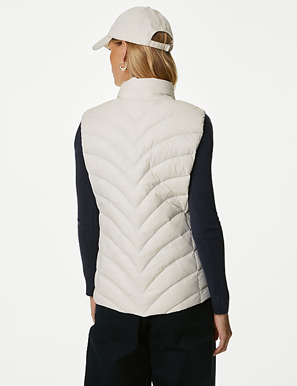 Feather & Down Packaway Puffer Gilet