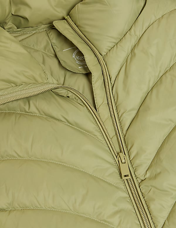 Feather & Down Packaway Puffer Gilet