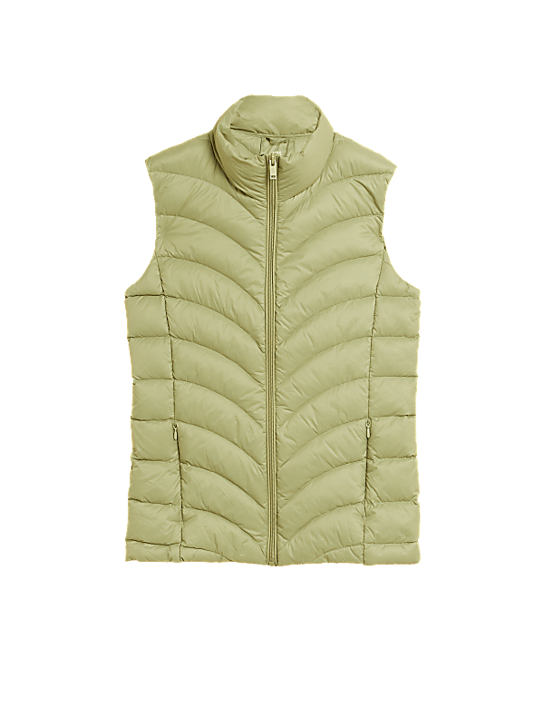 Feather & Down Packaway Puffer Gilet