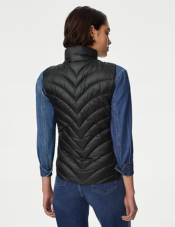 Feather & Down Packaway Puffer Gilet